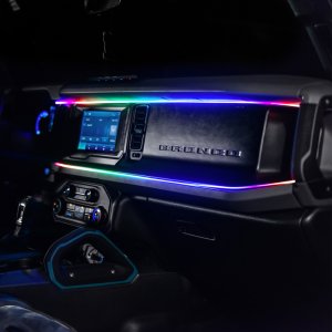 Ford Bronco LED Interior Dash Lighting Kit - ORACLE Lighting - ColorSHIFT Dynamic - Dynamic ColorSHIFT - `21-`25